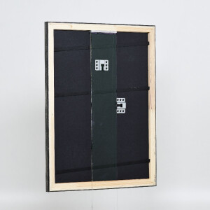 Cadre Photo Bois Effect Profil 40 Platin 18x27 cm Verre Anti-Reflet