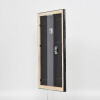 Cadre photo en bois effet profil 40 platin 20x30 cm verre antireflexe
