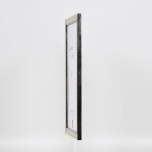 Cadre photo bois Effect Profil 40 Argent 25x80 cm verre anti-reflets