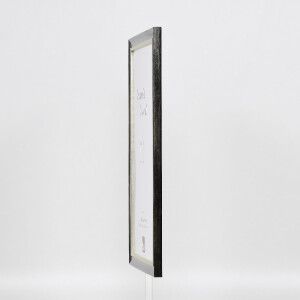 Cadre photo bois Effect Profil 40 Platin 40x60 cm verre antireflexe