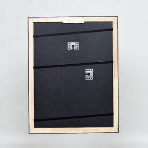 Cadre photo en bois Effect Profil 40 Platin 50x75 cm verre anti-reflet