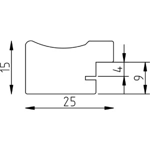 Cadre Photo Bois Platin 14,8x21 cm Verre Antireflectif