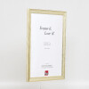 Cadre photo bois profil 41 antique argent 21x29,7 cm verre anti-reflet
