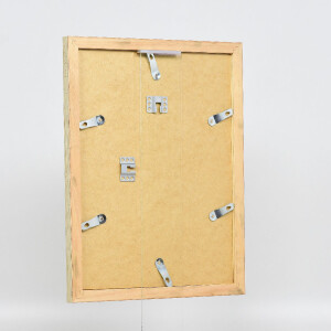 Cadre photo en bois Effect Profil 41 Antiksilver 25x80 cm verre antireflexe