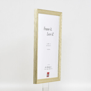 Cadre photo en bois Profil 41 Antiksilver 50x75 cm verre anti-reflet