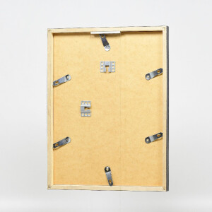 Cadre photo effet profil 42 antireflex argent 20x20 cm