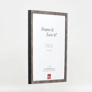 Cadre photo en bois profil 42 anthracite 21x29,7 cm - Effect