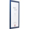 Cadre photo bois profil 43 royalblau 9x13 cm vitre antireflexe