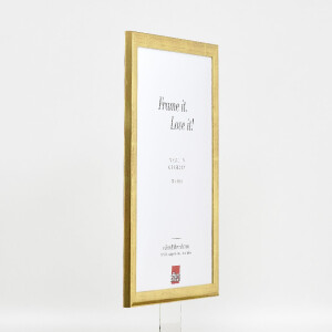 Cadre photo en bois Profil 43 Gold 10x15 cm avec verre antireflet