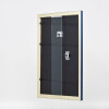 Cadre photo bois profil 43 royalbleu 13x18 cm verre anti-reflets