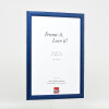 Cadre photo bois profil 43 royalbleu 40x50 cm verre anti-reflet