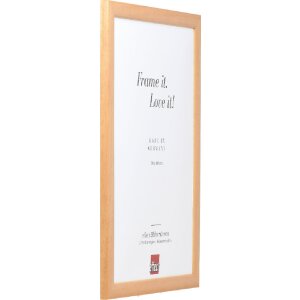Cadre photo en bois naturel Profil 43 40x50 cm avec verre anti-reflets