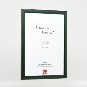Cadre photo bois effet Profil 43 tannegreen 50x50 cm verre antireflet