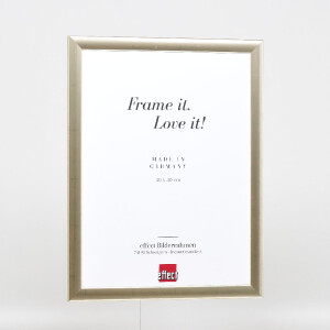 Cadre photo en bois effet profil 43, argent, 50x70 cm