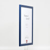 Effect Cadre Photo Bois Profil 43 Royalbleu 30,5x91,5 cm Verre Antireflexe