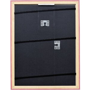 Cadre photo bois profil 44 argent 20x30 cm verre anti-reflets