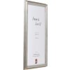 Effect Holzrahmen Profil 44 silber 21x28 cm Antireflexglas