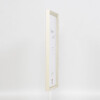 Cadre photo en bois effet Profil 48 blanc anti-reflets 20x25 cm
