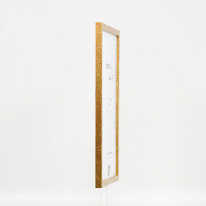 Cadre photo bois Profil 51 antikgold 20x30 cm verre anti-reflet
