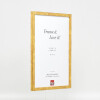 Cadre photo en bois profil 51 antikgold 21x28 cm verre antireflexe