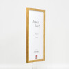 Cadre photo en bois profil 51 antikgold 50x65 cm verre anti-reflets