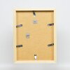Cadre photo Effect en bois Profil 55 blanc 40x50 cm verre antireflet