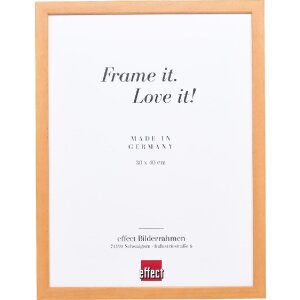 Cadre photo en bois massif Profil 58, marron clair, 20x30...