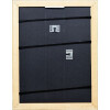 Cadre photo en bois effet profil 64 marron 10,5x14,8 cm