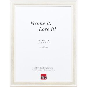 Cadre photo en bois Profil 64 blanc 30,5x91,5 cm avec...