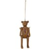 Pendentif ours brun avec cœur