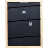 Cadre photo en bois Effect Profil 67 noir 21x28 cm avec verre anti-reflet