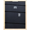Cadre photo en bois effet profil 67 marron 21x28 cm anti-reflets