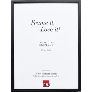 Effect Cadre Photo Bois Profil 69 Noir 10x15 cm Anti-Reflets