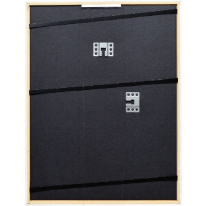 Cadre photo bois profil 69 gris 35x50 cm anti-reflet