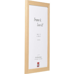 Cadre photo en bois chêne 24x30 cm avec verre anti-reflet