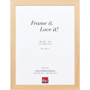 Cadre photo en bois chêne Profil 71 50x65 cm avec...