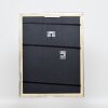 Effect Cadre photo en bois Profil 85 Argent 21x29,7 cm Verre antireflet