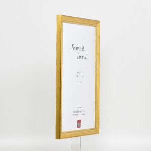 Effect Cadre photo en bois Profil 85 Or 28x35 cm Verre antireflet