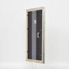 Effect Cadre photo en bois Profil 85 Argent 59,4x84,1 cm Verre antireflet