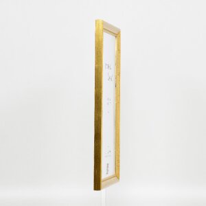 Effect Cadre photo en bois Profil 85 Or 70x70 cm Verre antireflet