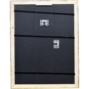 Cadre photo bois baroque 50x100 cm doré avec verre anti-reflet