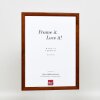 Cadre en bois Effect Profil 89 brun foncé 20x20 cm verre antireflet