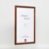 Cadre en bois Effect Profil 89 brun foncé 20x20 cm verre antireflet