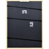 Cadre photo en bois Effect Profil Top S naturel 7x10 cm anti-reflet