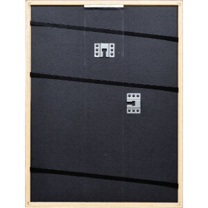 Cadre photo en bois profil Top S brun 20x25 cm avec verre antireflet