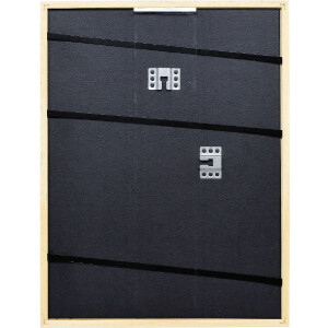 Cadre photo bois blanc 20x30 cm avec verre anti-reflet profil Top S