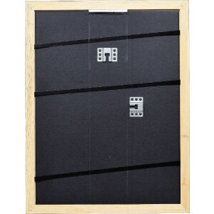 Cadre photo bois noir Top Pro 20x20 cm avec verre antireflexe