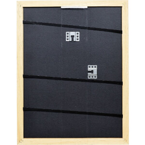 Cadre photo bois naturel profil top pro 20x28 cm verre anti-reflet