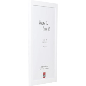 Cadre photo bois blanc Top Pro 60x90 cm anti-reflet