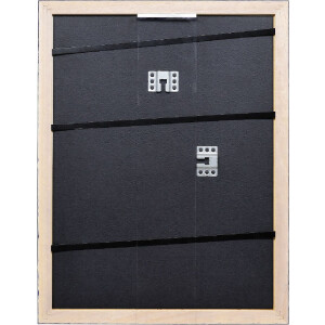 Cadre photo en bois profil Top Pro bleu 70x70 cm avec verre anti-reflets